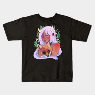 Oni Fox Huntress Kids T-Shirt